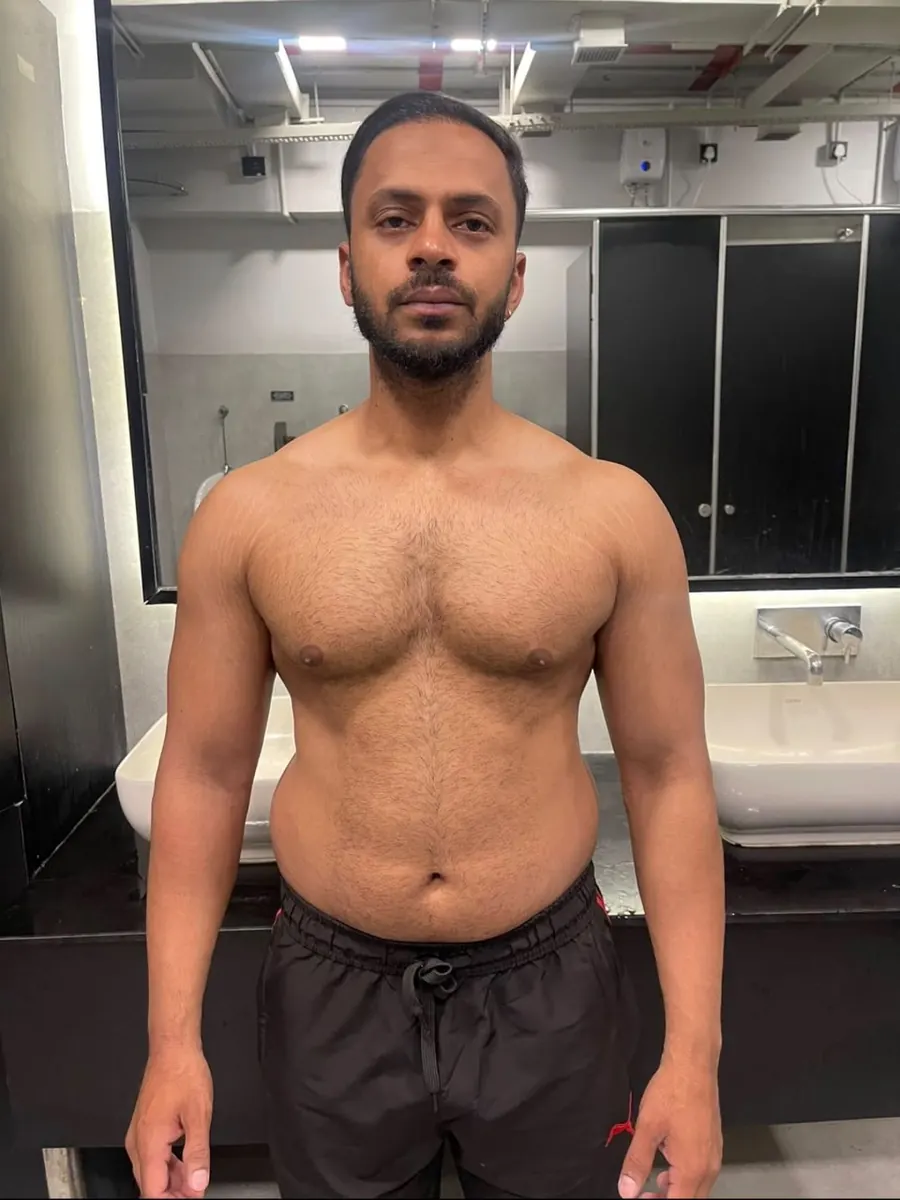 Client before transformation