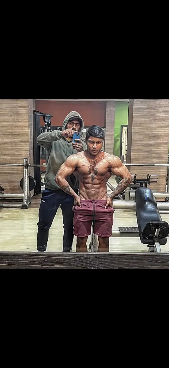 Client after muscle transformation
